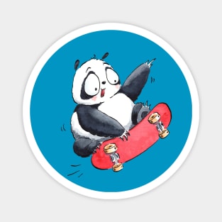 Skate Panda Magnet